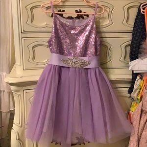 Chasing Fireflies Lavender Party Dress